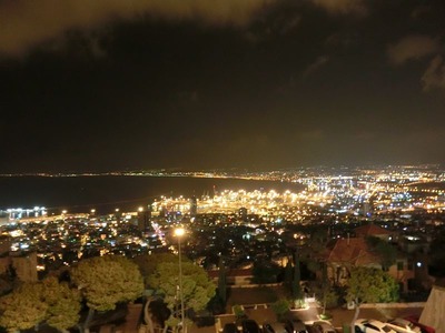 ⑲ハイファーの夜景（Dan Panorama Hotelから）.jpg